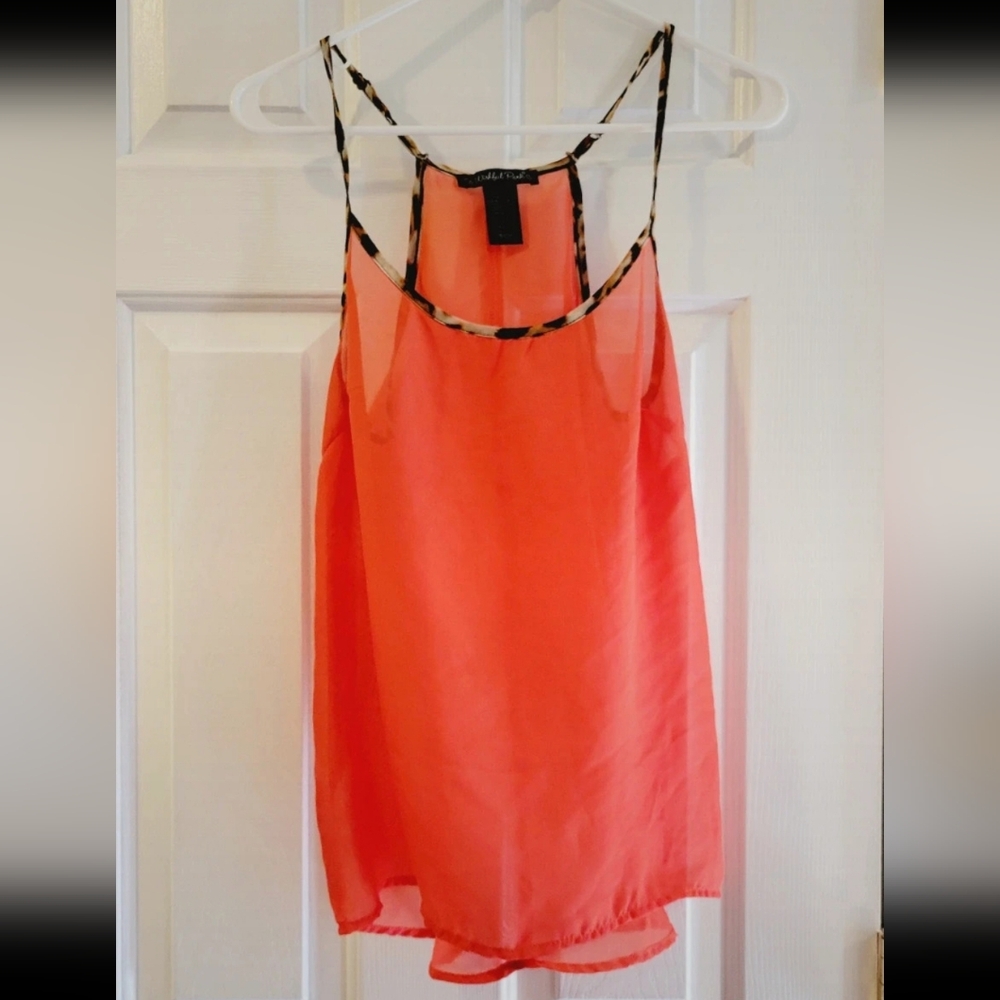 Sheer small tank top